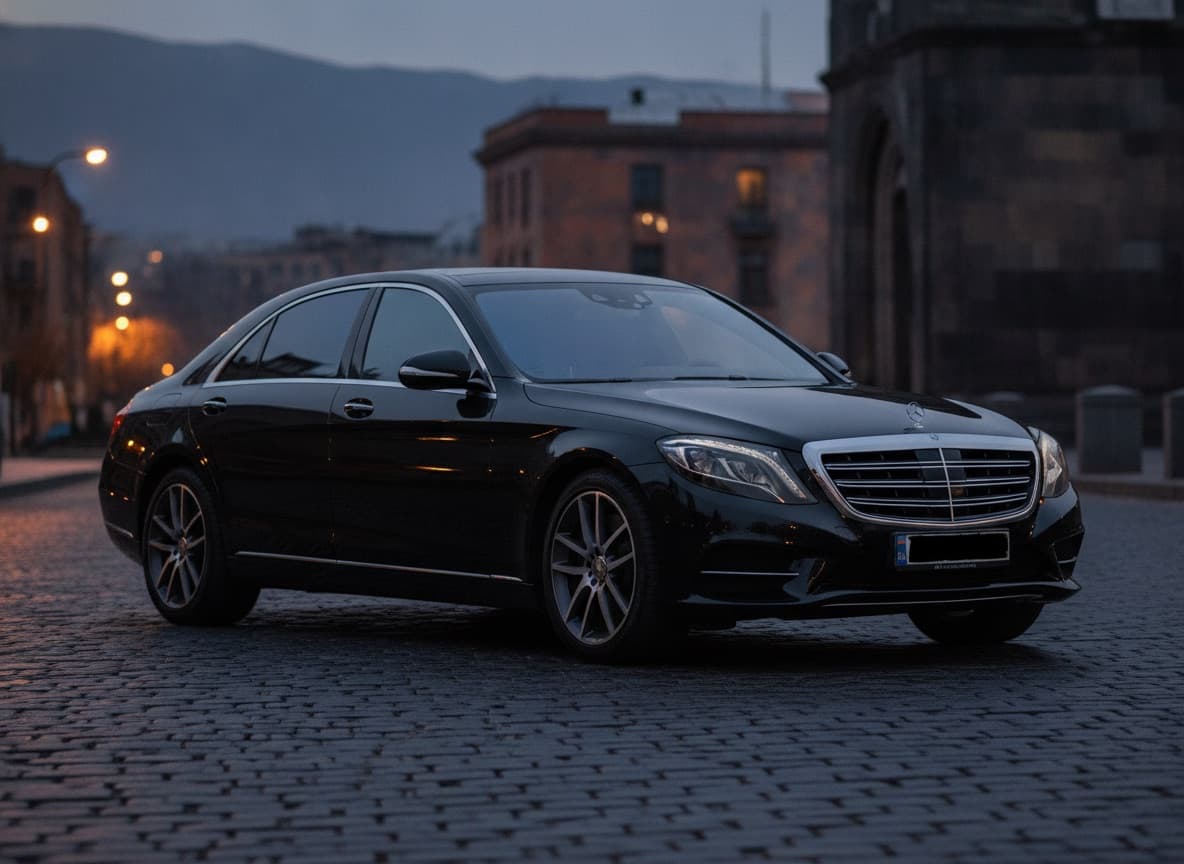 Mercedes-Benz S-Class, 3/4 front